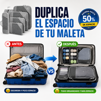 5 Bolsas de Compresión para organizar maletas