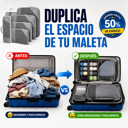5 Bolsas de Compresión para organizar maletas
