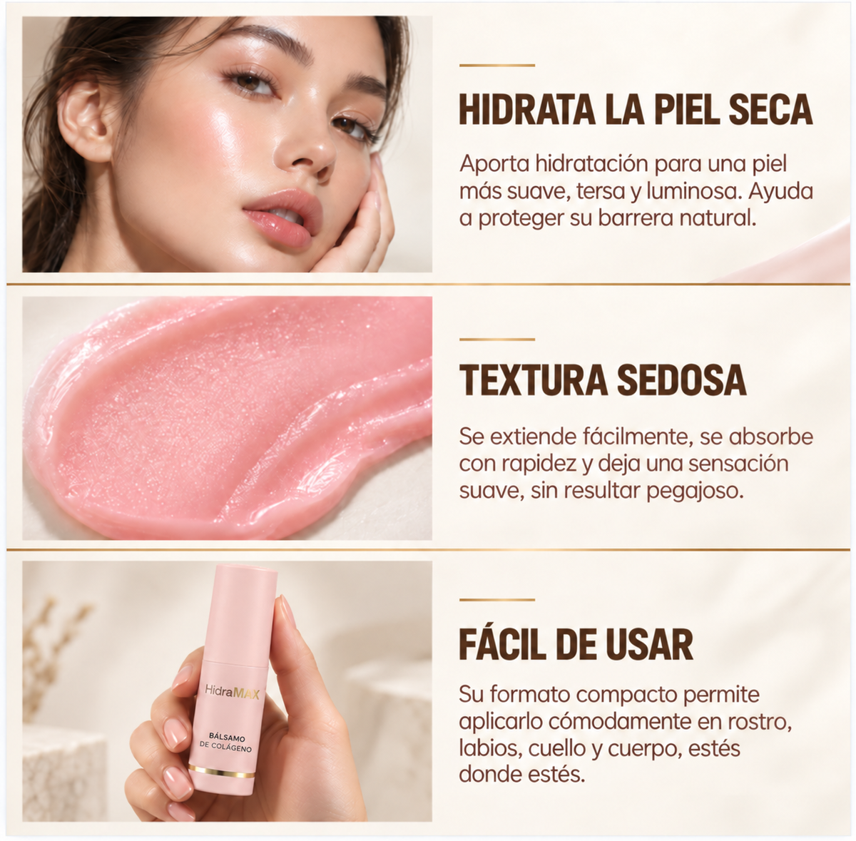 HidraMAX - Bálsamo Antiedad con Colágeno