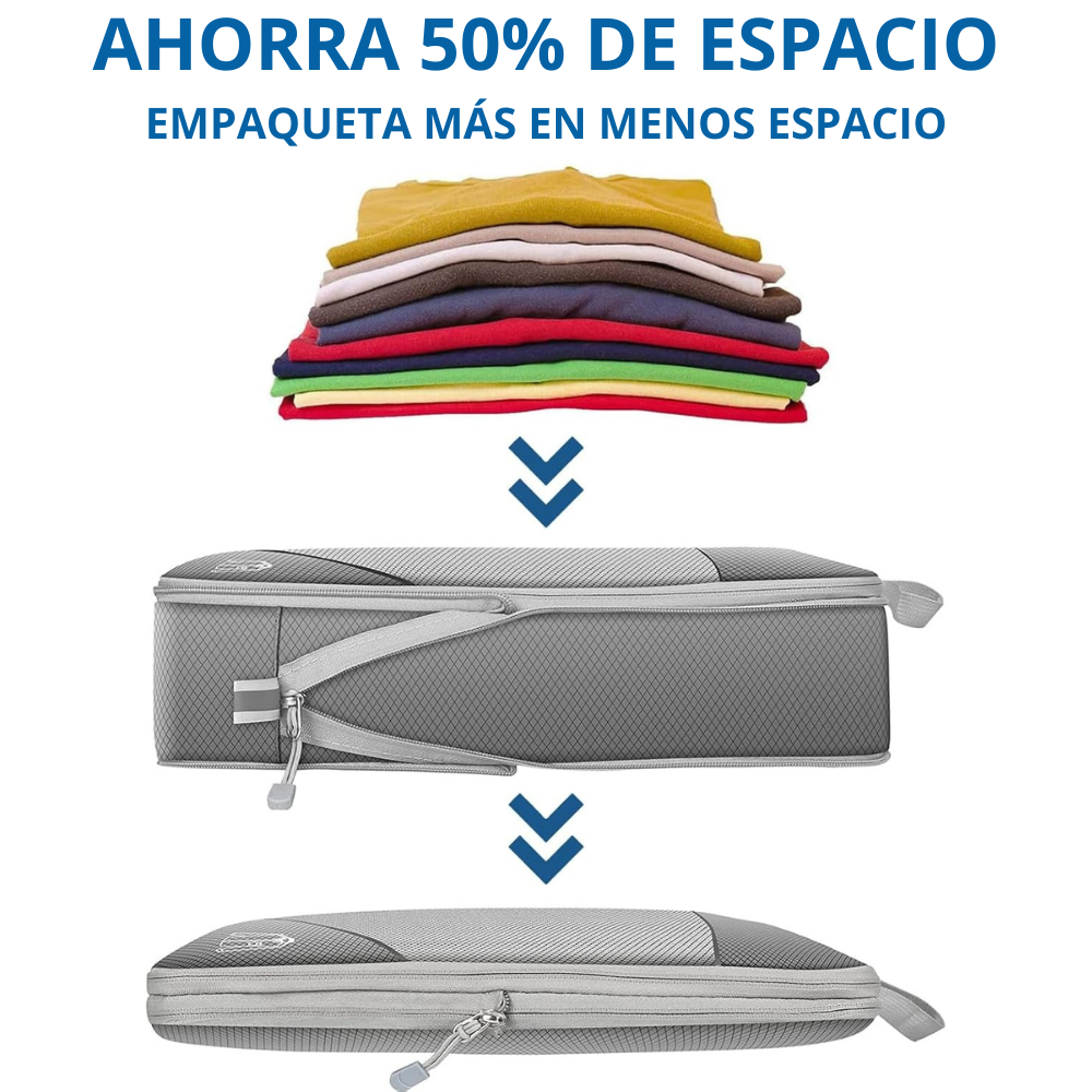 5 Bolsas de Compresión para organizar maletas