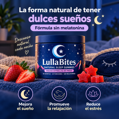LullaBites – Gominolas Naturales PARA DORMIR COMO UN BEBÉ