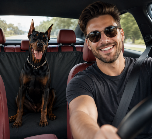 Funda impermeable para asiento de coche para mascotas