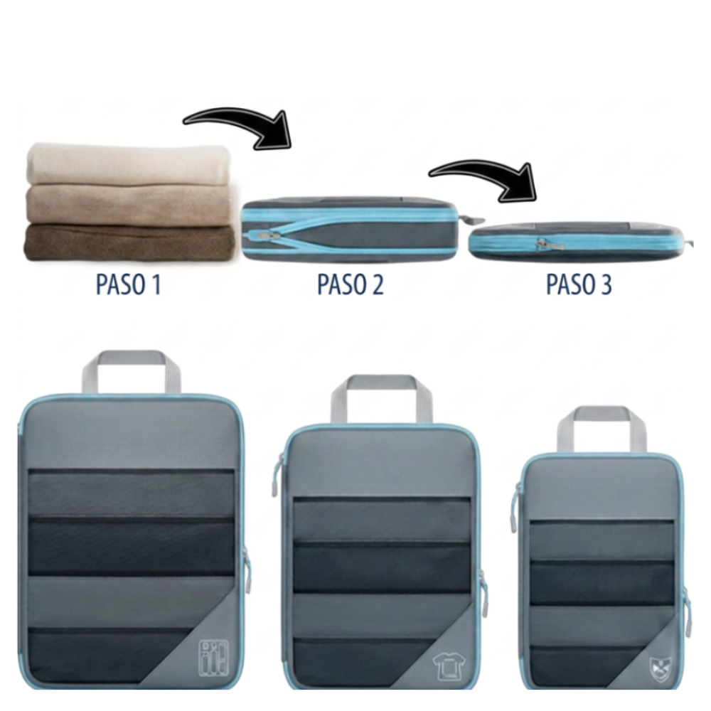 5 Bolsas de Compresión para organizar maletas