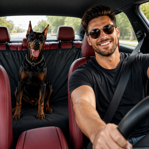 Funda impermeable para asiento de coche para mascotas